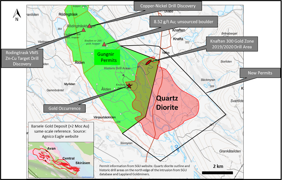 Figure 3: Knaften project highlights