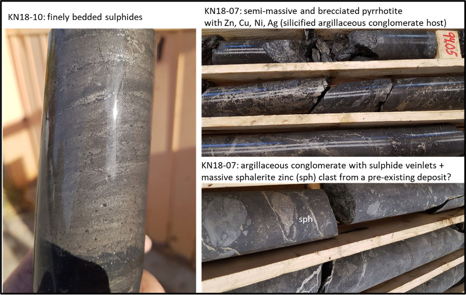 Figure 9: Rodingtrask VMS core photos